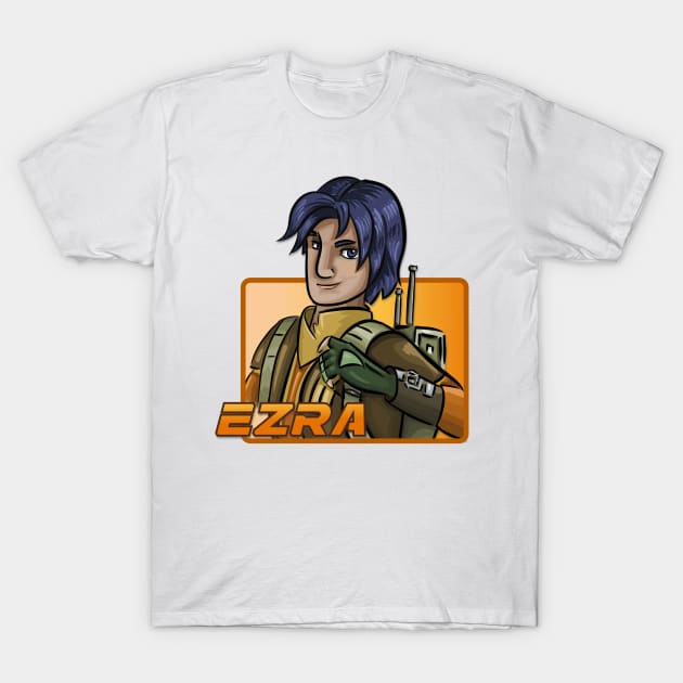 Rebels Sketches—Ezra T-Shirt by SpaceMomCreations